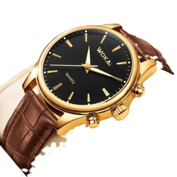 2024 Foreign Trade New Sentiment Watch Classic Retro Men and Women Belt Quartz Watch Wholesale Relogios Masculino Montre Homme - Image 5