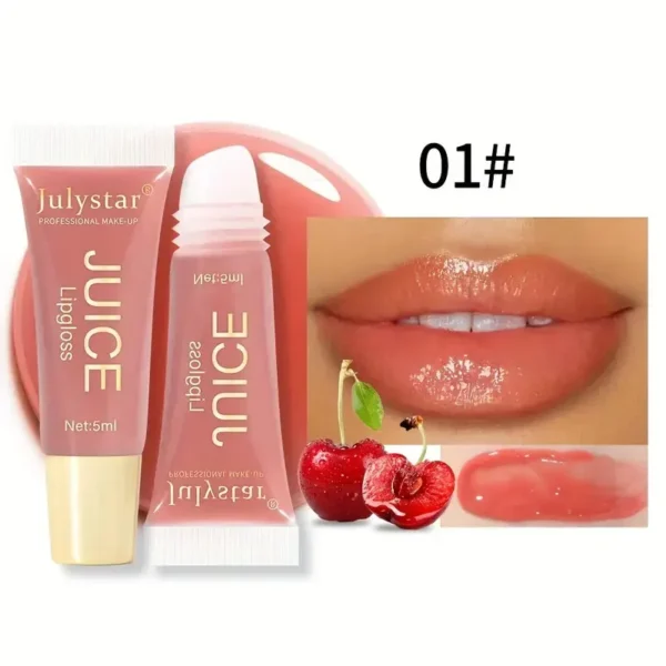 Watery Crystal Clear jelly Lip Oil Lip Balm Moisturizing And smoothingLip Lines Jelly Pout Lip Gloss Glass Lip Fruit Scent - Image 6