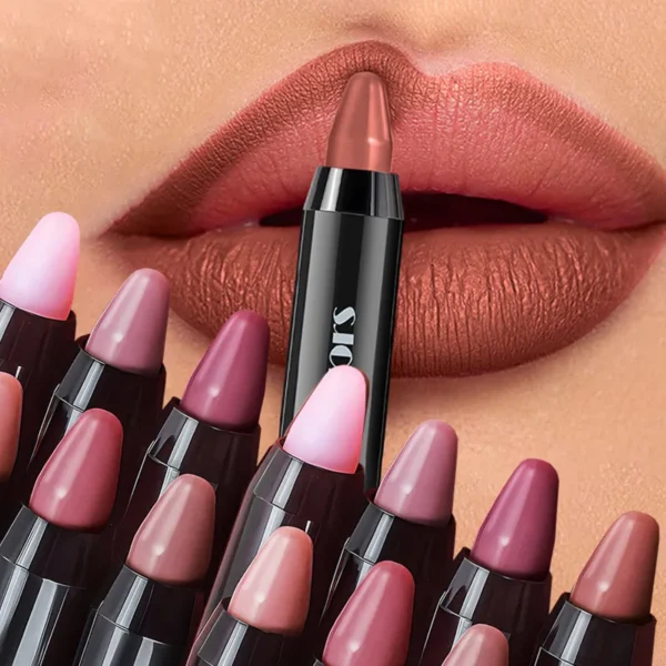 Matte Brown Lip Liner Pencil Lip Outline Contouring Lasting Waterproof Lipstick Crayon Pigments Moisturizing Lip Balm Cosmetics