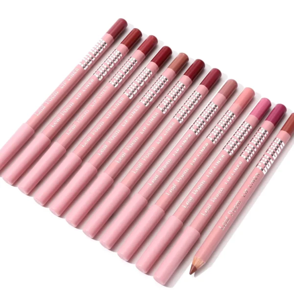 12Color Matte Lipliner Pencil Waterproof Plumping Stain Lipstick Natural Nude Pink Lip Liner Pro Outline The Lips Contour Makeup - Image 6