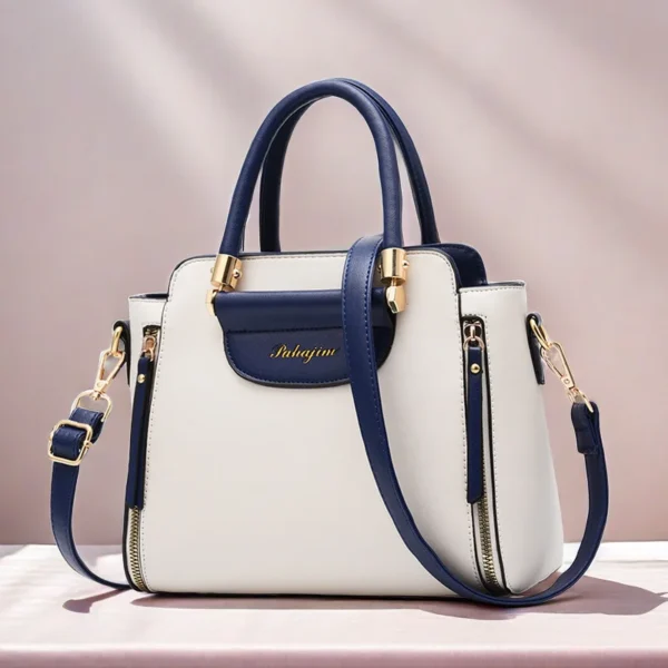 Women's bag 2025 new fashion women's bags hit color hand-held bag Europeand the United States all-match shoulder messenger bag